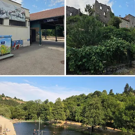 Nyaraló Charmante Maisonnette Au Bord Du Doux Lamastre